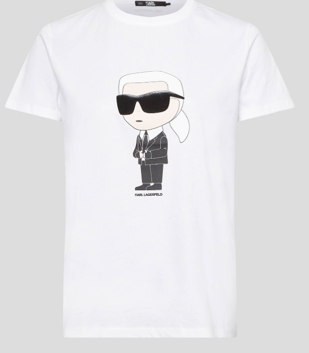 Camiseta Karl ikonik blanca